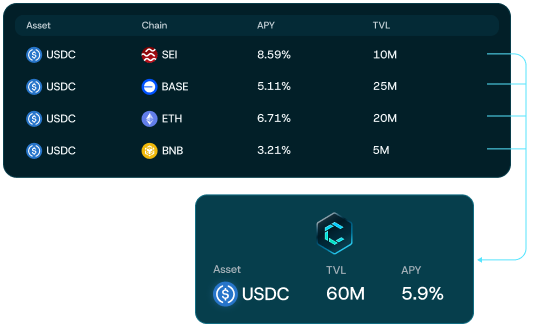 Lend once, borrow anywhere.